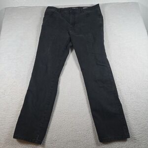 Alberto T400 Denim Jeans Mens 38x34 Black Stretch Performance 5 Pocket